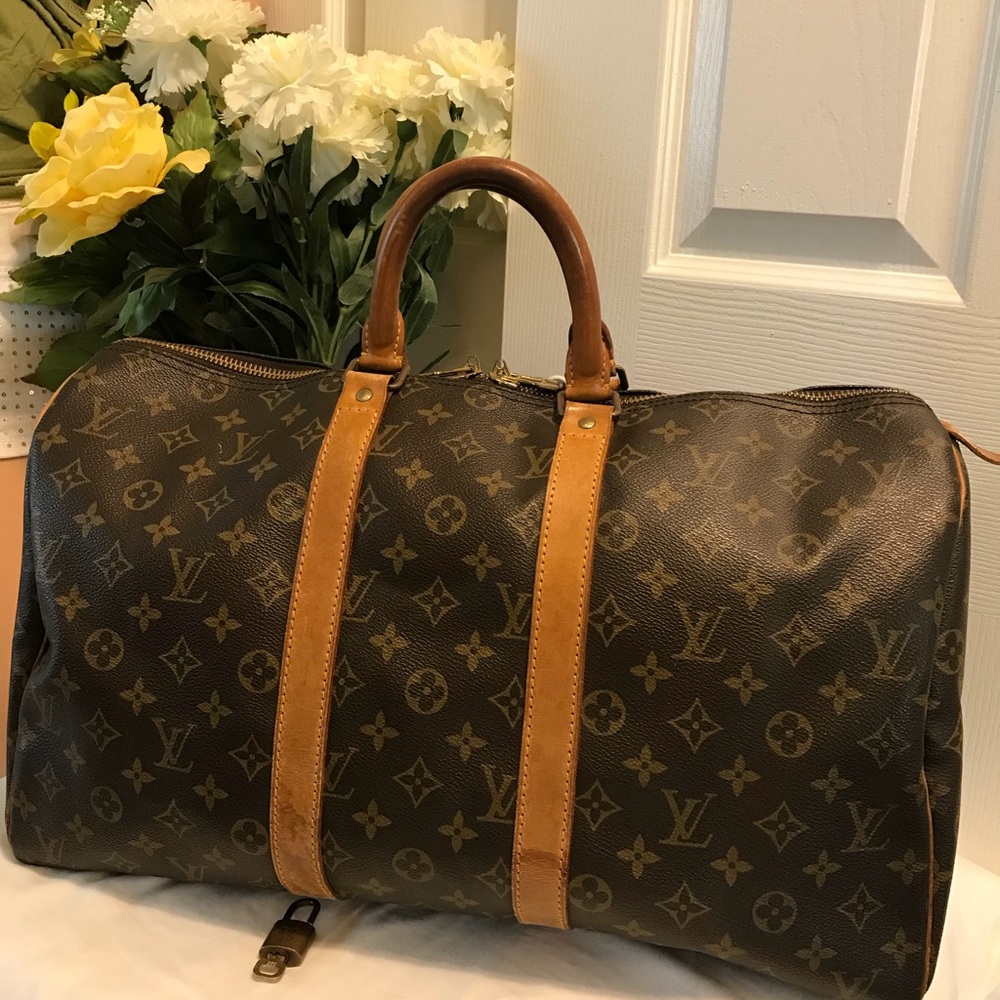 Authentic Louis Vuitton. Kepall 45 traveling bag